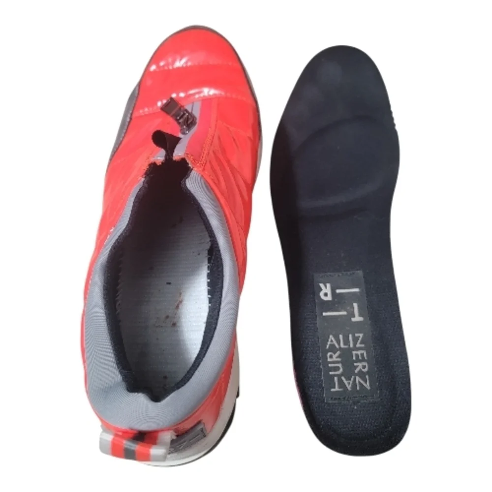 THINK ROYLN/Naturalizer Collab, Orange NEON and Silver Sneakers, SIZE 9 - Picture 4 of 6